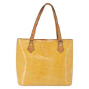 LOUIS VUITTON Monogram Vernis Houston Hand Bag Gris M91053 LV Auth 198502-2