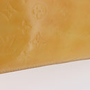 LOUIS VUITTON Monogram Vernis Houston Hand Bag Gris M91053 LV Auth 198502-3