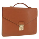 LOUIS VUITTON Epi Porte Documents Bandouliere Zipangu Gold M54468 LV Auth 198503-1