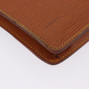 LOUIS VUITTON Epi Porte Documents Bandouliere Zipangu Gold M54468 LV Auth 198503-15