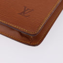 LOUIS VUITTON Epi Porte Documents Bandouliere Zipangu Gold M54468 LV Auth 198503-16