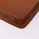 LOUIS VUITTON Epi Porte Documents Bandouliere Zipangu Gold M54468 LV Auth 198503-18