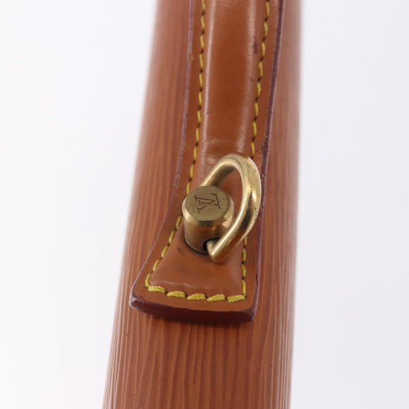 LOUIS VUITTON Epi Porte Documents Bandouliere Zipangu Gold M54468 LV Auth 198503