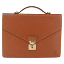 LOUIS VUITTON Epi Porte Documents Bandouliere Zipangu Gold M54468 LV Auth 198503-13
