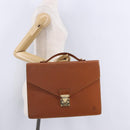 LOUIS VUITTON Epi Porte Documents Bandouliere Zipangu Gold M54468 LV Auth 198503-28