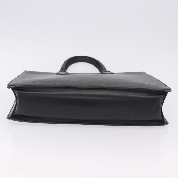 LOUIS VUITTON Epi Sac Plat Hand Bag Black M59082 LV Auth 198504