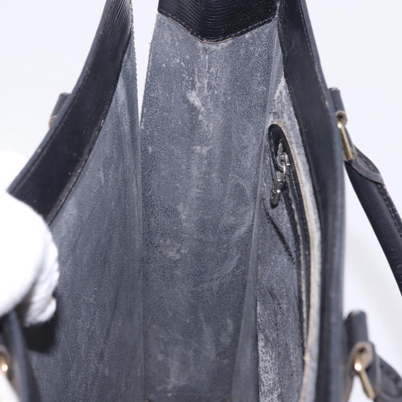 LOUIS VUITTON Epi Sac Plat Hand Bag Black M59082 LV Auth 198504