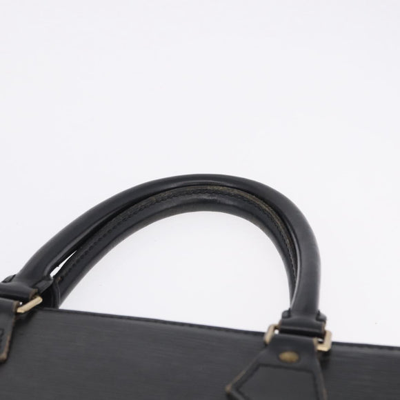 LOUIS VUITTON Epi Sac Plat Hand Bag Black M59082 LV Auth 198504