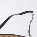 Christian Dior Trotter Canvas Shoulder Bag Beige Gold Tone Auth 198508-8