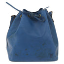 LOUIS VUITTON Epi Petit Noe Shoulder Bag Blue M44105 LV Auth 198514-2