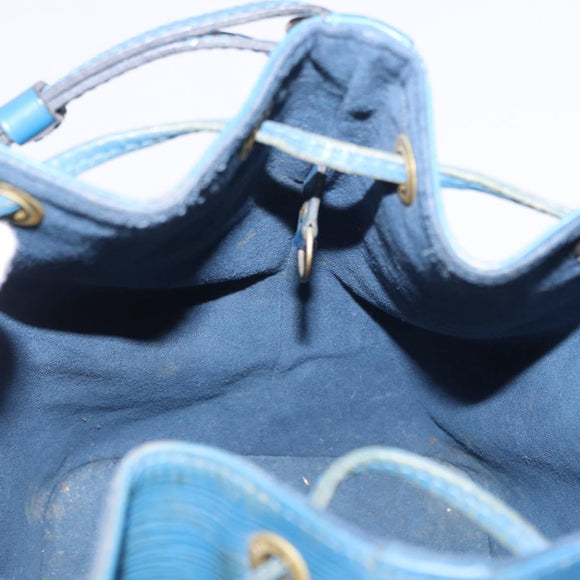 LOUIS VUITTON Epi Petit Noe Shoulder Bag Blue M44105 LV Auth 198514