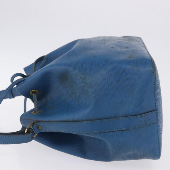 LOUIS VUITTON Epi Petit Noe Shoulder Bag Blue M44105 LV Auth 198514