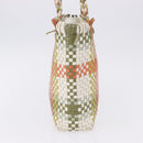Salvatore Ferragamo Gancini Tote Bag Leather Multicolor Silver Auth 198515A-6