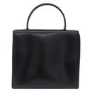 CELINE Hand Bag Leather Black Gold Tone Auth 198516V-2