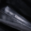 Salvatore Ferragamo Hand Bag Leather 2way Black Gold Tone Auth 198519-22