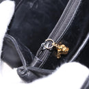 Salvatore Ferragamo Hand Bag Leather 2way Black Gold Tone Auth 198519-25