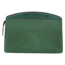 LOUIS VUITTON Epi Montaigne 27 Clutch Bag Green M52654 LV Auth 198520-2
