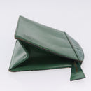 LOUIS VUITTON Epi Montaigne 27 Clutch Bag Green M52654 LV Auth 198520-3