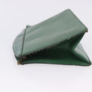 LOUIS VUITTON Epi Montaigne 27 Clutch Bag Green M52654 LV Auth 198520-4