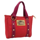 LOUIS VUITTON Antigua Cabas PM Tote Bag Rouge M40037 LV Auth 198522A-1