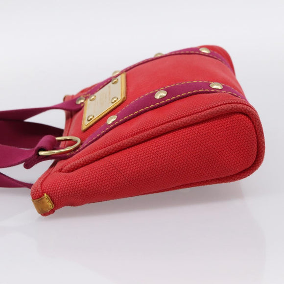 LOUIS VUITTON Antigua Cabas PM Tote Bag Rouge M40037 LV Auth 198522A