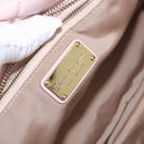 Salvatore Ferragamo Vala Chain Shoulder Bag Leather Pink Gold Tone Auth 198526A-18