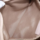 Salvatore Ferragamo Vala Chain Shoulder Bag Leather Pink Gold Tone Auth 198526A-23