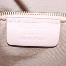 Salvatore Ferragamo Vala Chain Shoulder Bag Leather Pink Gold Tone Auth 198526A-24