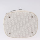 Christian Dior Trotter Romantic Chain Shoulder Bag PVC White Silver Auth 198528V-10
