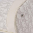 Christian Dior Trotter Romantic Chain Shoulder Bag PVC White Silver Auth 198528V-13