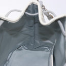 Christian Dior Trotter Romantic Chain Shoulder Bag PVC White Silver Auth 198528V-20