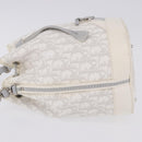 Christian Dior Trotter Romantic Chain Shoulder Bag PVC White Silver Auth 198528V-6