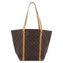 LOUIS VUITTON Monogram Sac Shopping Tote Bag M51108 LV Auth 198529-2