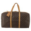 LOUIS VUITTON Monogram Sac Souple 55 Boston Bag M41622 LV Auth 198530A-13