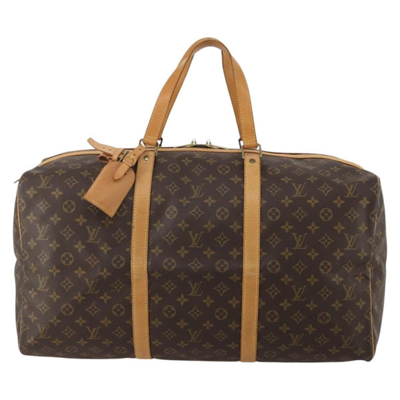 LOUIS VUITTON Monogram Sac Souple 55 Boston Bag M41622 LV Auth 198530A