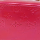 LOUIS VUITTON Monogram Vernis Reade PM Hand Bag Fuchsia Pink M91221 Auth 198531-7