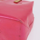 LOUIS VUITTON Monogram Vernis Reade PM Hand Bag Fuchsia Pink M91221 Auth 198531-17
