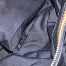 Miu Miu Hand Bag Vitellolux 2way Black Gold Auth 198533A-10