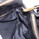Miu Miu Hand Bag Vitellolux 2way Black Gold Auth 198533A-21