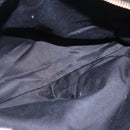 Miu Miu Hand Bag Vitellolux 2way Black Gold Auth 198533A-29