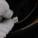 Miu Miu Hand Bag Vitellolux 2way Black Gold Auth 198533A-12