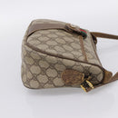 GUCCI GG Supreme Web Sherry Line Bag PVC Beige Gold 56 02 032 Auth 198534-4