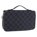 LOUIS VUITTON Damier Grafitte Zippy XL Wallet N41503 LV Auth 198537-1