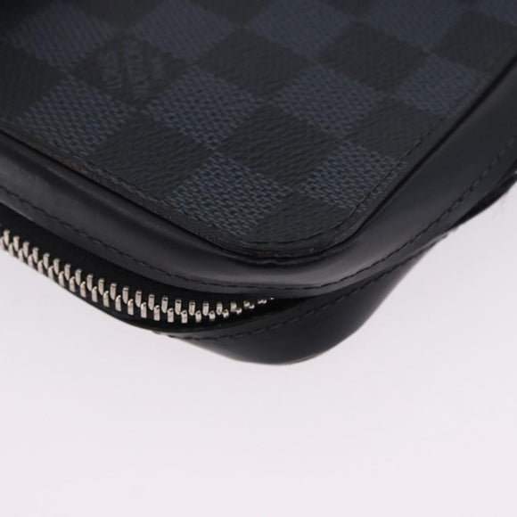 LOUIS VUITTON Damier Grafitte Zippy XL Wallet N41503 LV Auth 198537