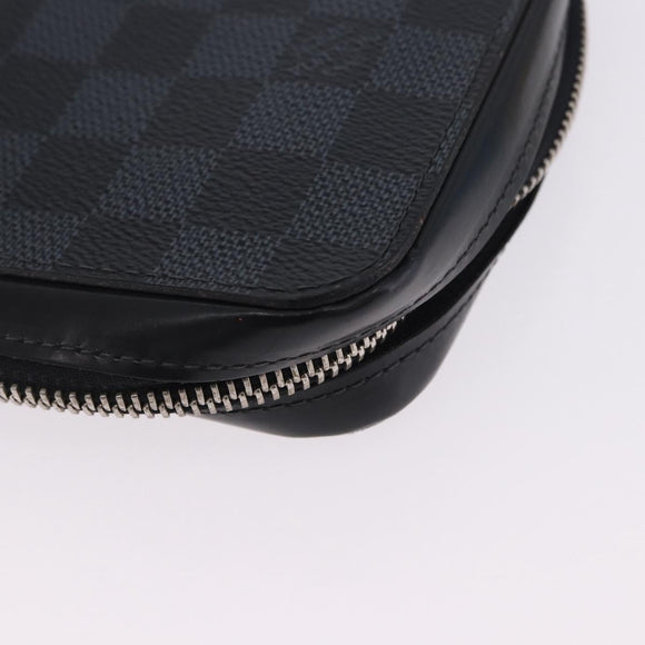 LOUIS VUITTON Damier Grafitte Zippy XL Wallet N41503 LV Auth 198537