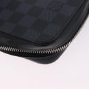LOUIS VUITTON Damier Grafitte Zippy XL Wallet N41503 LV Auth 198537-17