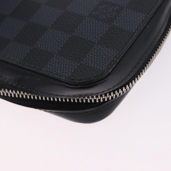 LOUIS VUITTON Damier Grafitte Zippy XL Wallet N41503 LV Auth 198537