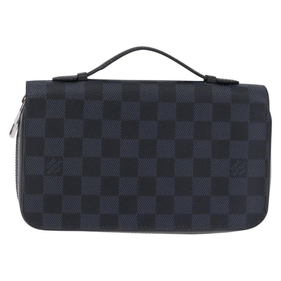 LOUIS VUITTON Damier Grafitte Zippy XL Wallet N41503 LV Auth 198537