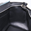CELINE Trapeze Hand Bag Wool 2way Beige Silver Auth 198538V-22