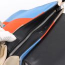 CELINE Trapeze Hand Bag Wool 2way Beige Silver Auth 198538V-7